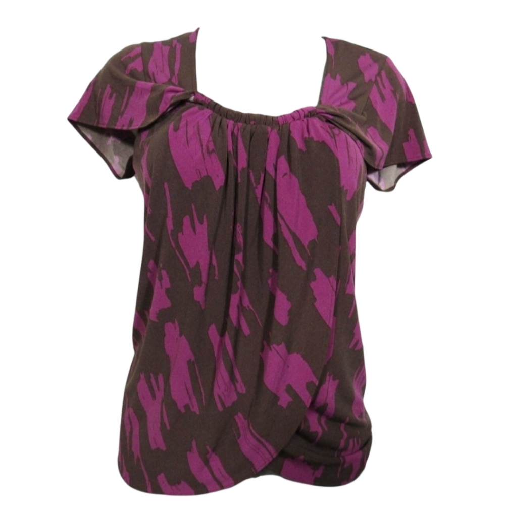 Ice brown and pink top, size "M"